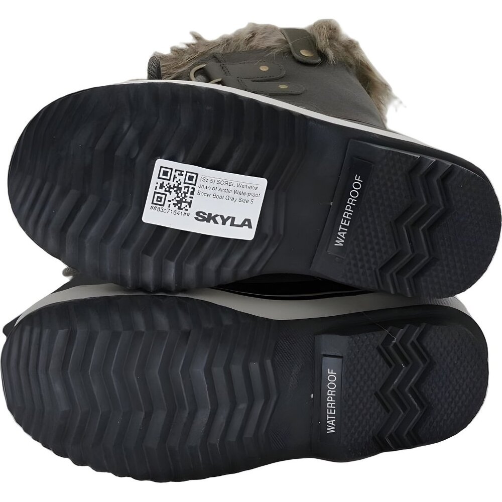 SOREL Women's Waterproof Arctic Snow Boot in Gray, Size 5 - Picture 6 of 6
